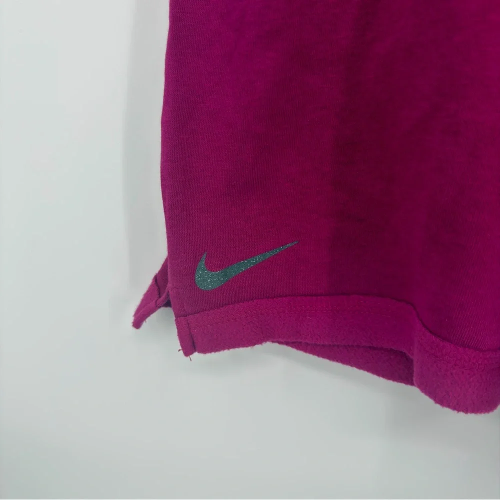Nike Yoga Therma-Fit Sweatshorts Women’s XXL Magenta Cozy Lounge Athletic Shorts